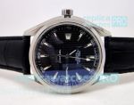 Copy Omega Seamaster Aqua Terra 150 Black Dial Silver Bezel Watch